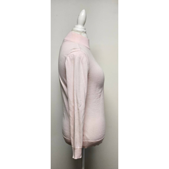 Light Pink Lauren Ralph Lauren Cotton Pullover Sweater - Picture 4 of 9